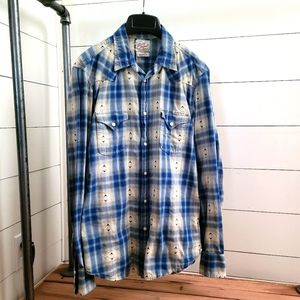 Men's Lucky Brand Western Shirt - Medium